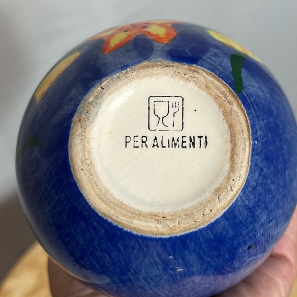 Per Alimenti Made In Italy Oil Pottery Jar - Picture 3 of 3